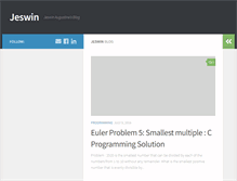 Tablet Screenshot of jeswin.com